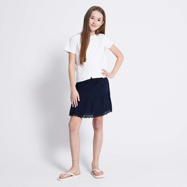 Frill skirt "Blake star" Navy